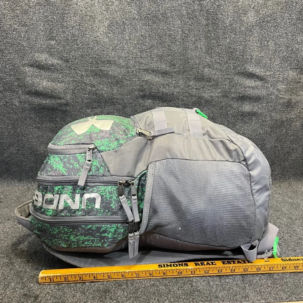 Under Armour 1300296 Gray Green Camo Travel Bag UA Storm Big Logo 5.0 Backpack
